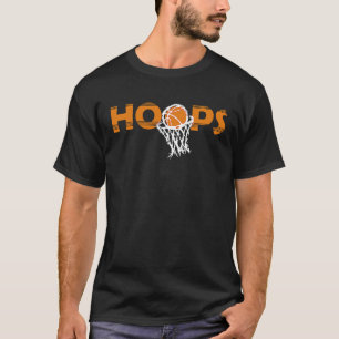 Hoops College March Basketball Madness Tournament T-Shirt