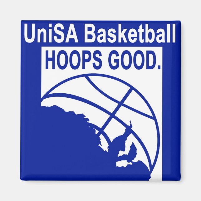 Hoops Good Fridge Magnet (Front)