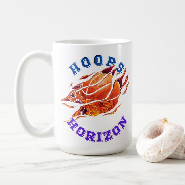 Hoops Horizon Coffee Mug (With Donut)