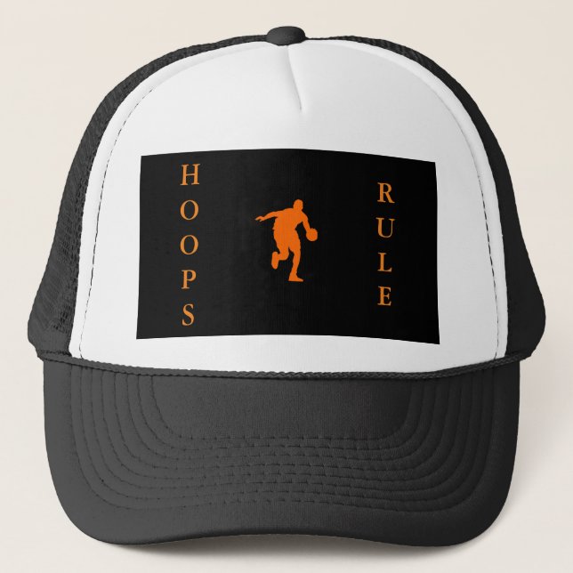 HOOPS RULE! TRUCKER HAT (Front)