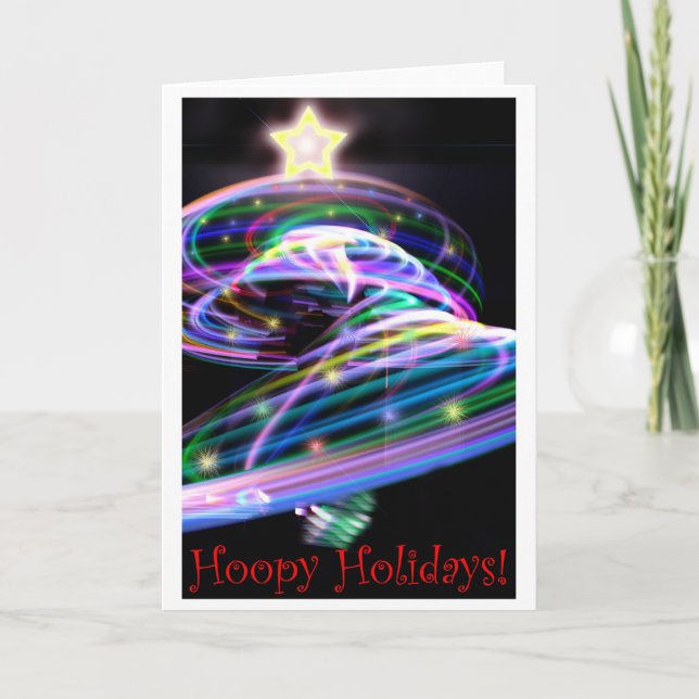 Hoopy Holidays Holiday Card (Front)