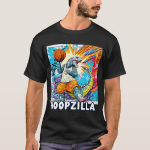 Hoopzilla: The Ultimate Dunk T-Shirt