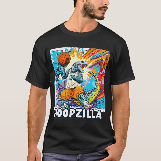 Hoopzilla: The Ultimate Dunk  T-Shirt (Front)