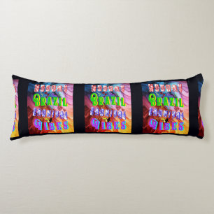 Hooray Brazil Carnival Vibes Body Cushion
