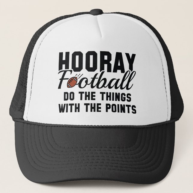 Hooray Football Trucker Hat (Front)