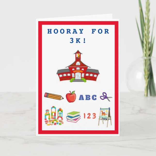 Hooray for 3K card (Front)