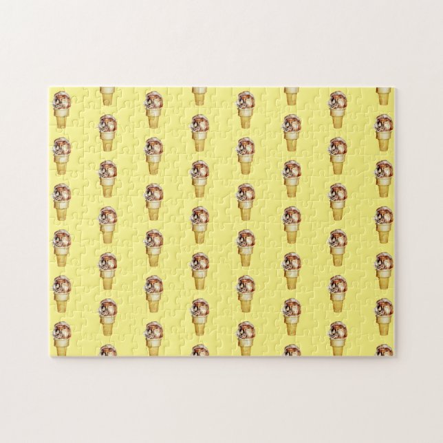 Hooray for Ice Cream Jigsaw Puzzle (Horizontal)