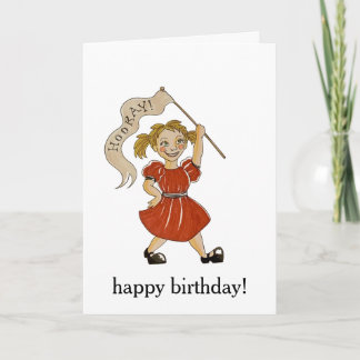 Hooray! Happy Birthday Card