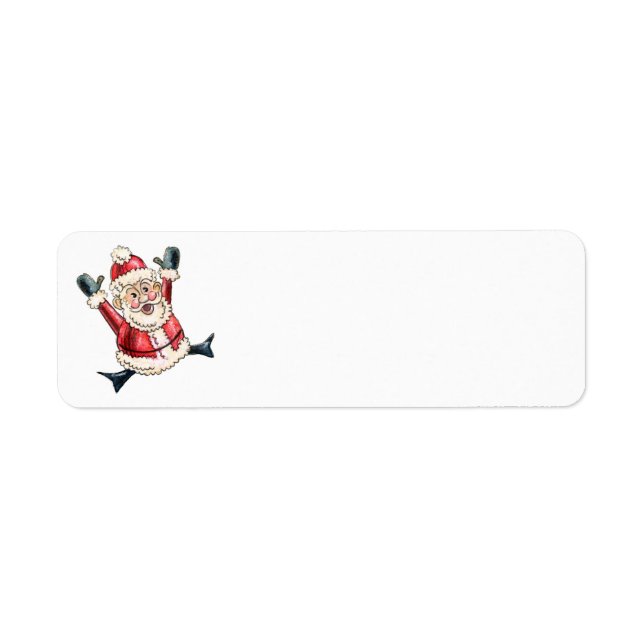 Hooray Santa! Return Address Label (Front)
