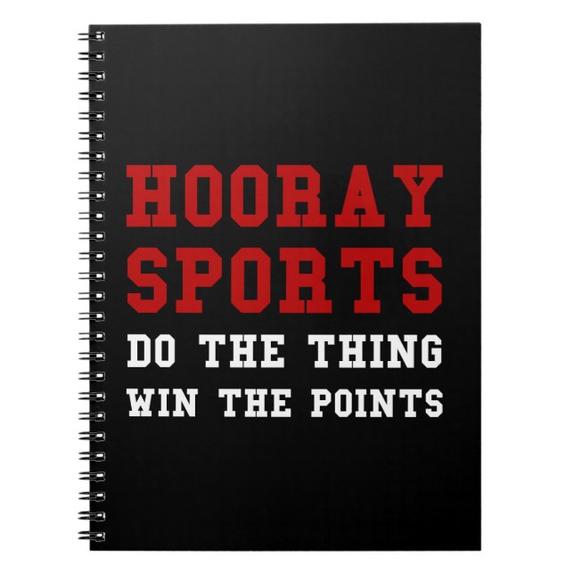 Hooray Sports Notebook (Front)