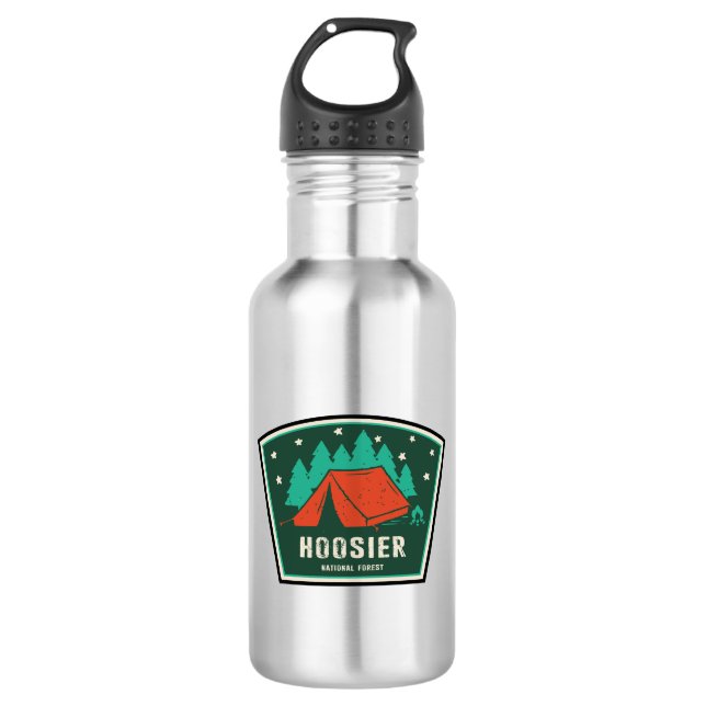 Hoosier National Forest Camping 532 Ml Water Bottle (Front)