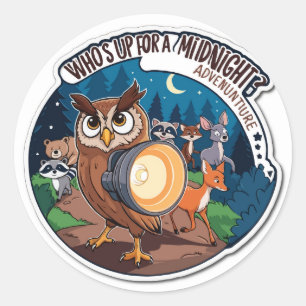 Hoot Hike - Nocturnal Nature Trek Sticker
