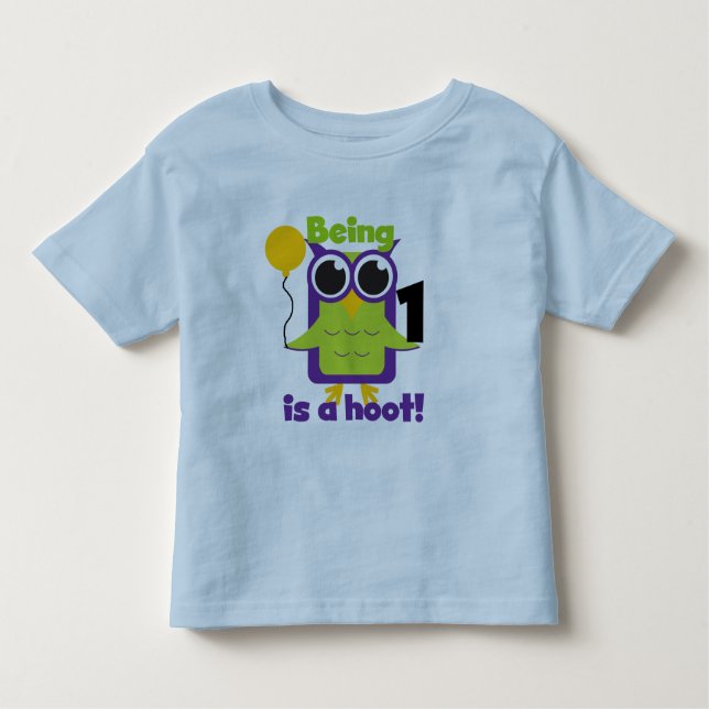 Hoot Owl 1st Birthday T-shirts and Gifts (Front)