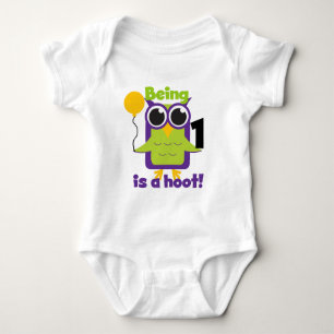 Hoot Owl 1st Birthday T-shirts and Gifts