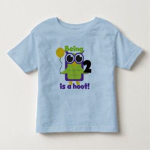 Hoot Owl 2nd Birthday T shirts and Gifts