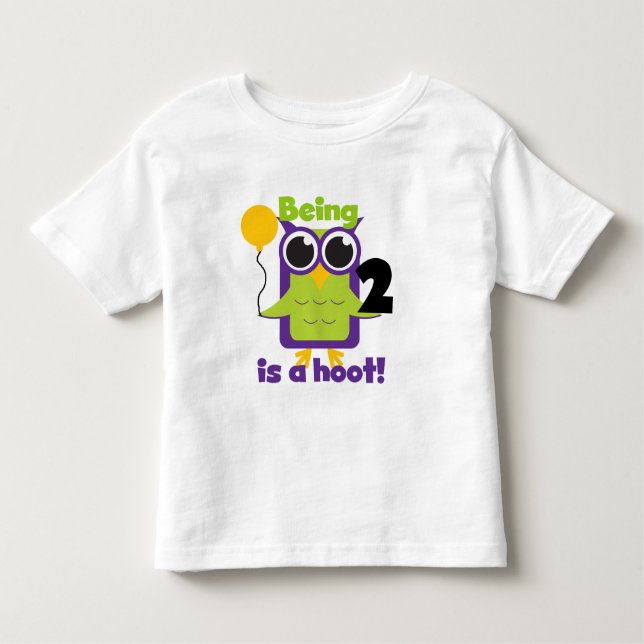 Hoot Owl 2nd Birthday T shirts and Gifts (Front)