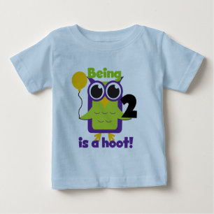 Hoot Owl 2nd Birthday T shirts and Gifts