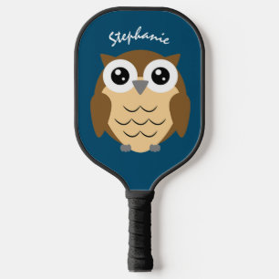 Hoot Owl Design Pickleball Paddle