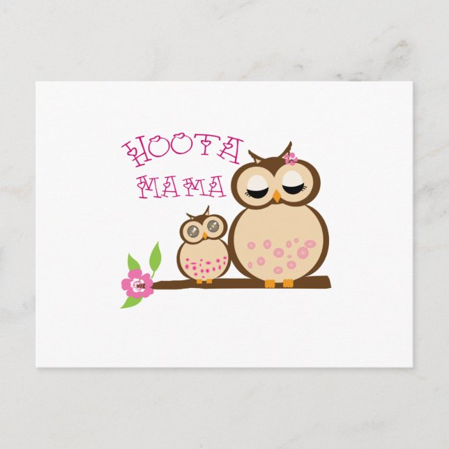 Hoota Mama Postcard (Front)