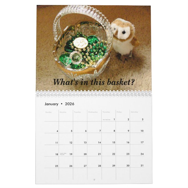 Hootin Annie's Book Calendar (Jan 2026)