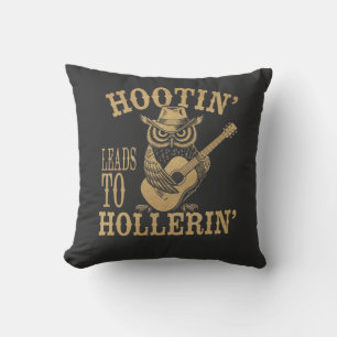 Hootin’ Leads to Hollerin’ – A Playful Cowboy Owl Cushion