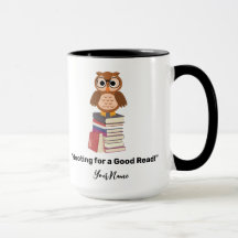 "Hooting for a Good Read!" Book lover
