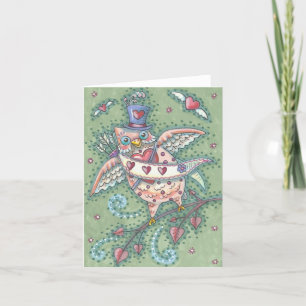 HOOTS N' HEARTS OWL NOTE CARD Blank