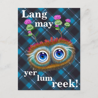 Hoots Toots Haggis. Lang may yer lum reek! Postcard