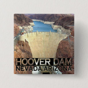 Hoover Dam 15 Cm Square Badge