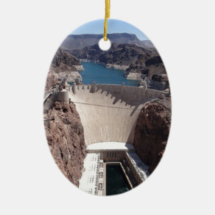 Hoover Dam 3 Ceramic Tree Decoration
