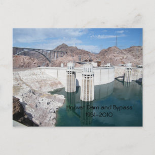 Hoover Dam and Bypass1931-2010 Postcard