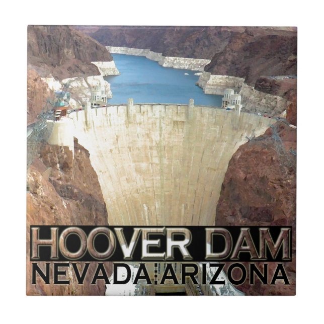 Hoover Dam Ceramic Tile (Front)