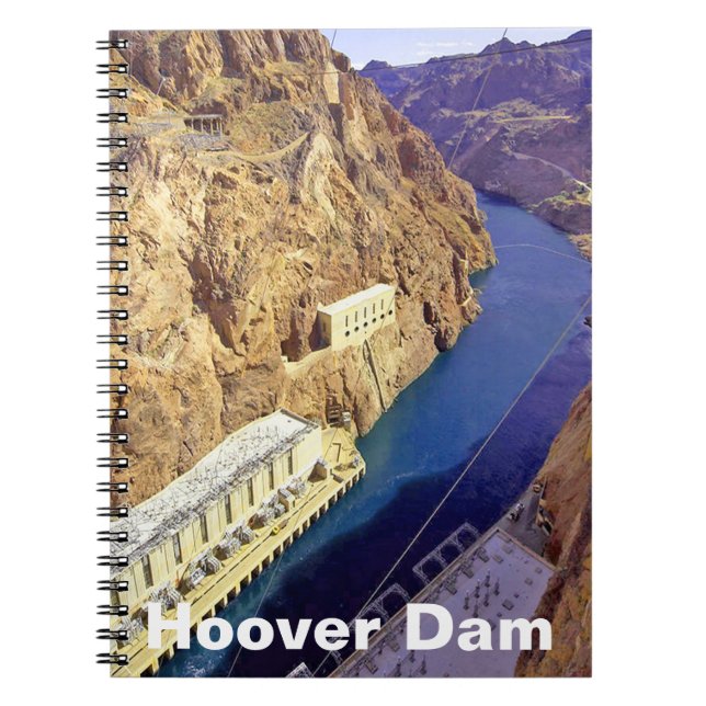 Hoover Dam in Arizona Notebook (Front)