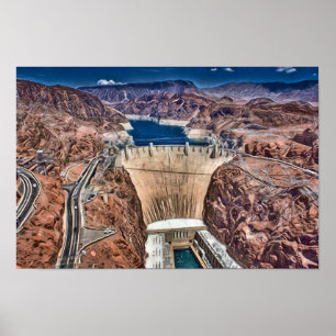 Hoover Dam, Nevada Poster