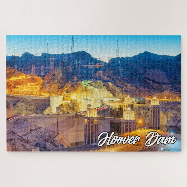 Hoover Dam, Nevada, USA Jigsaw Puzzle (Horizontal)