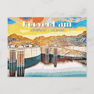 Hoover Dam Postcard
