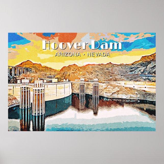 Hoover Dam Poster (Front)