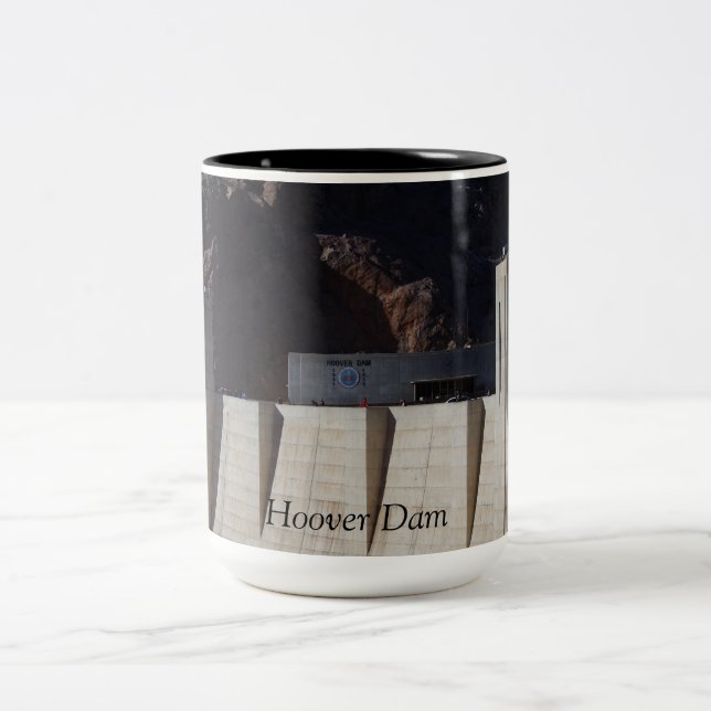 Hoover Dam Two-Tone Coffee Mug (Center)