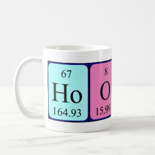 Hoover periodic table name mug