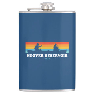 Hoover Reservoir Ohio Canoe Hip Flask