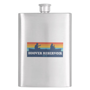 Hoover Reservoir Ohio Canoe Hip Flask
