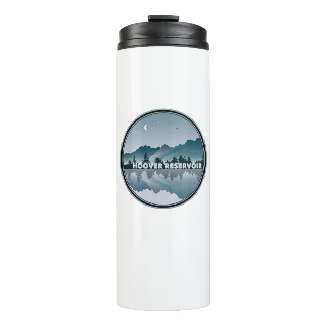 Hoover Reservoir Ohio Reflection Thermal Tumbler (Front)