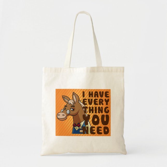 Hooves of Fire Tote Bag (Front)
