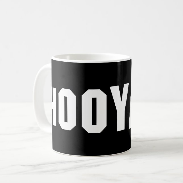 HOOYAH! COFFEE MUG (Front Left)