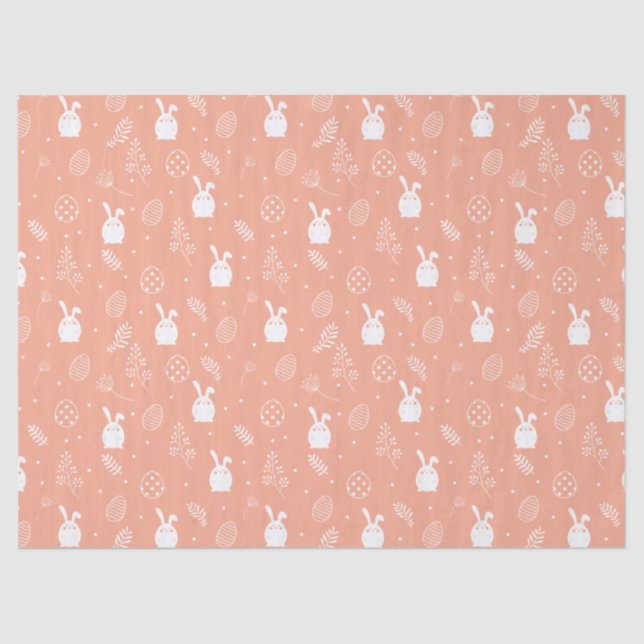 Hop & Hide – Easter Bunny Tissue Paper (Front)