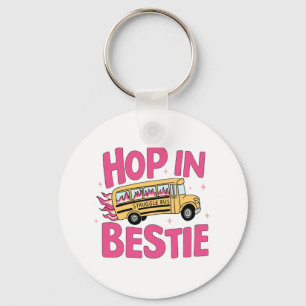 Hop In Bestie Key Ring