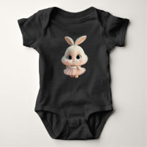 Hop Into Cuteness Rabbit Baby Bodysuit