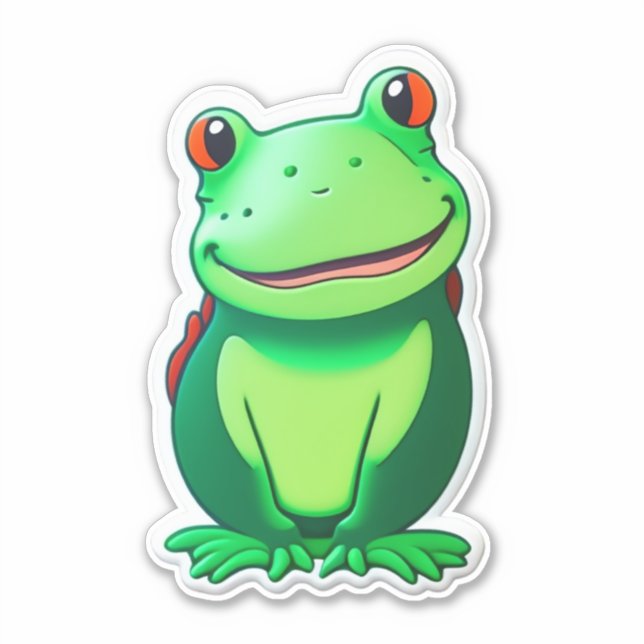 Hop into Fun with Frog Sticker Collections (Front)