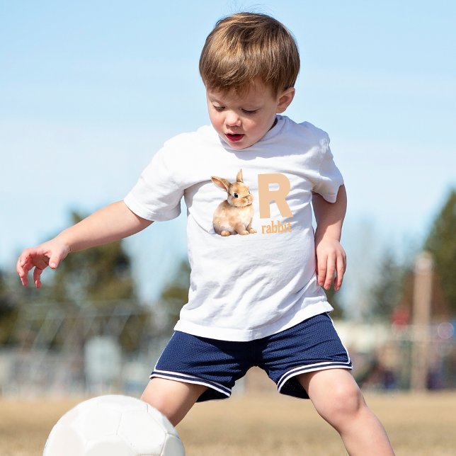 Hop into Learning: Adorable Alphabet Rabbit Toddler T-Shirt (Creator Uploaded)