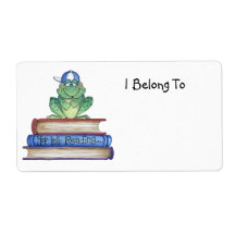 Hop into Reading Property Label